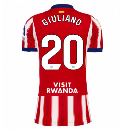 Atletico Madrid Giuliano Simeone #20 Domácí Dres pro Dámské 2026-27 Krátký Rukáv Atletico Madrid Giuliano Simeone #20 Domácí Dres pro Dámské 2026-27 Krátký Rukáv